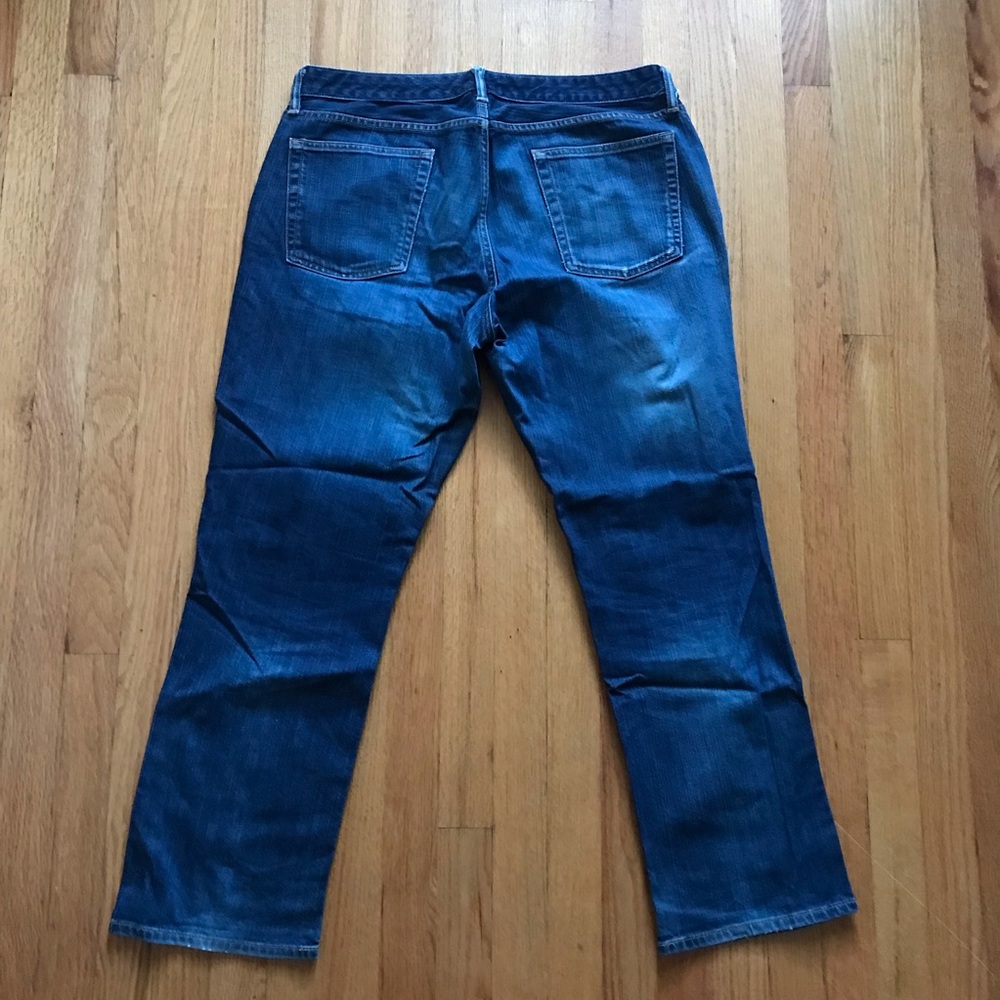 Bonobos Straight Jeans Dark Blue Denim 35x28